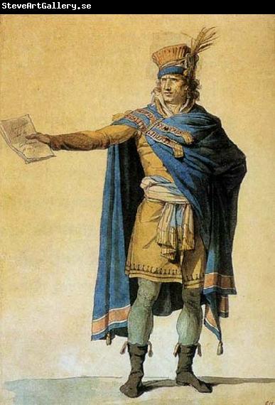 Jacques-Louis  David The Representative of the People on Duty